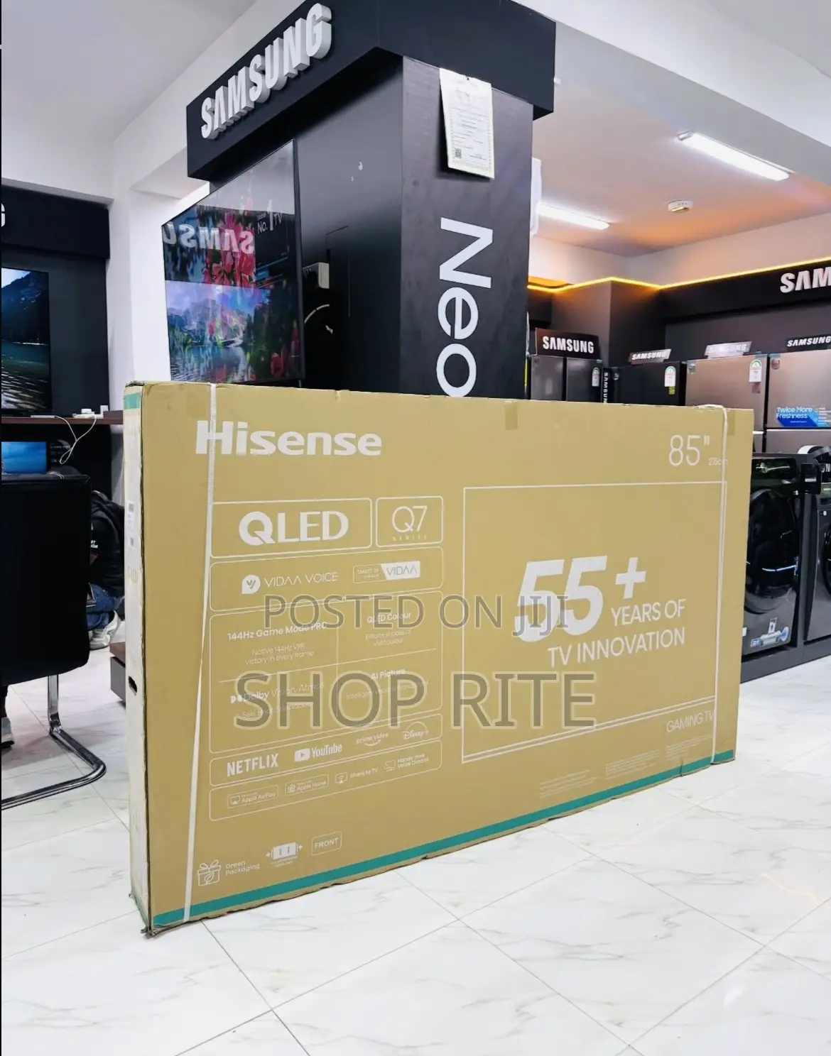 Hisense 85inches Smart Q7 Q Led Ultimate Original TVS