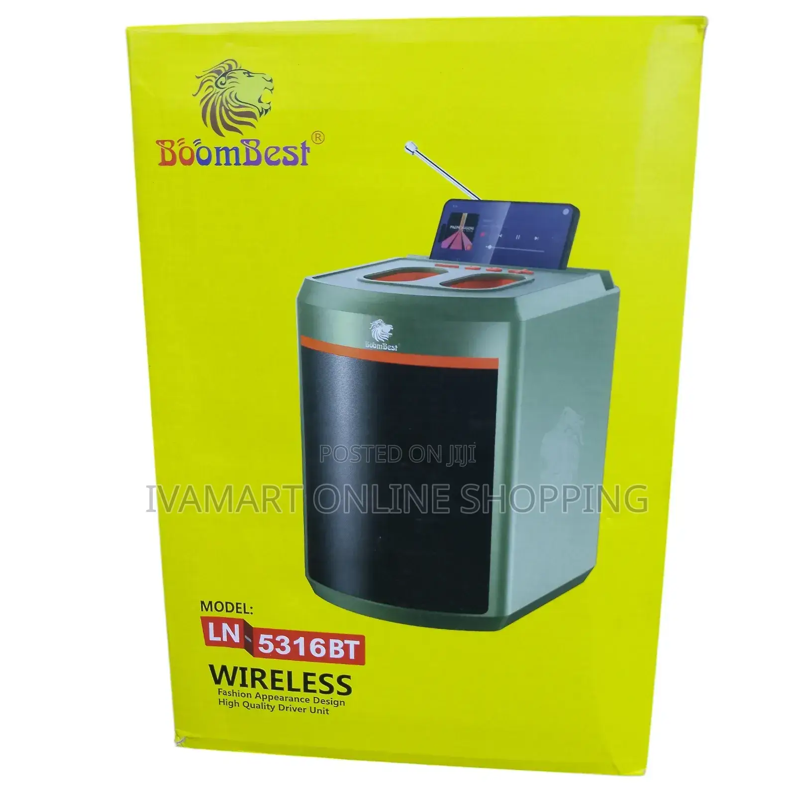 Boom Best Super Bass Portable Wireless Speaker - Ln5316bt