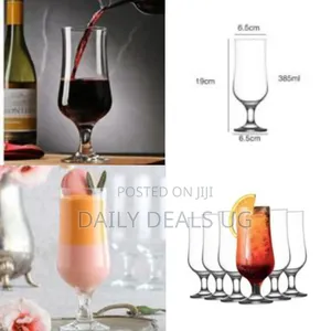 6 Piece Set of Large Glasses
