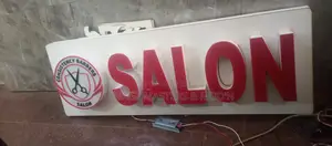 3d Saloon Signage