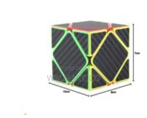 High Performance Skewb Puzzle Cube With Carbon Fiber Texture
