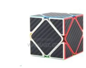 High Performance Skewb Puzzle Cube With Carbon Fiber Texture