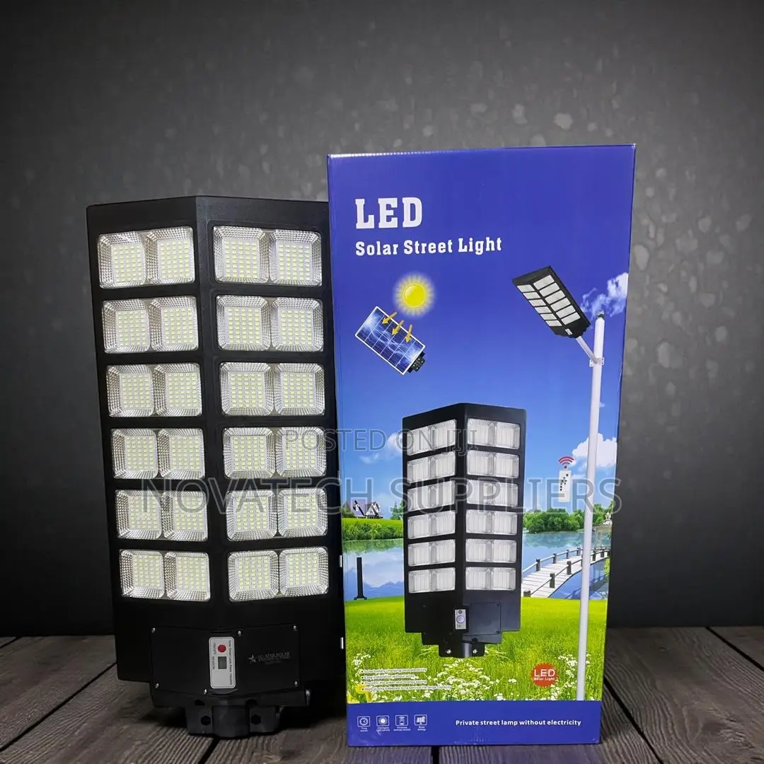 900w Led Solar Street Light – Super Bright Outdoor Lighting