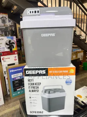 Geepas Car Fridge,Ac/Dc,24l, 2years Warranty , Portable and Durable.