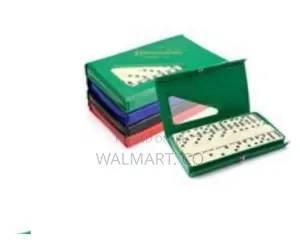 Classic Dominoes Set in a Colorful,Protective Storage Case