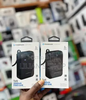 Powerology York 20,000mah Power Bank 20w Pd .