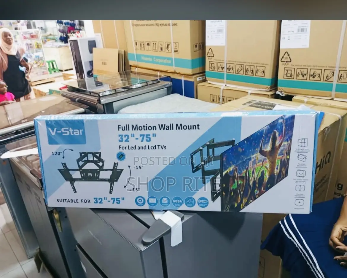 Vstar Wall Mount Adjustable 32——75 Inches Brand New