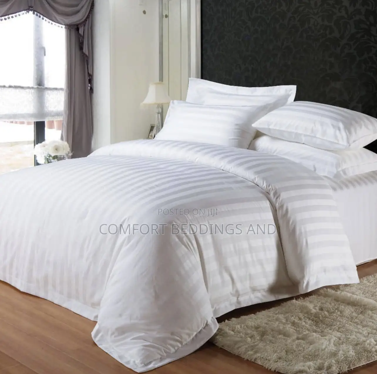 4 Pieces Duvet White 6*6