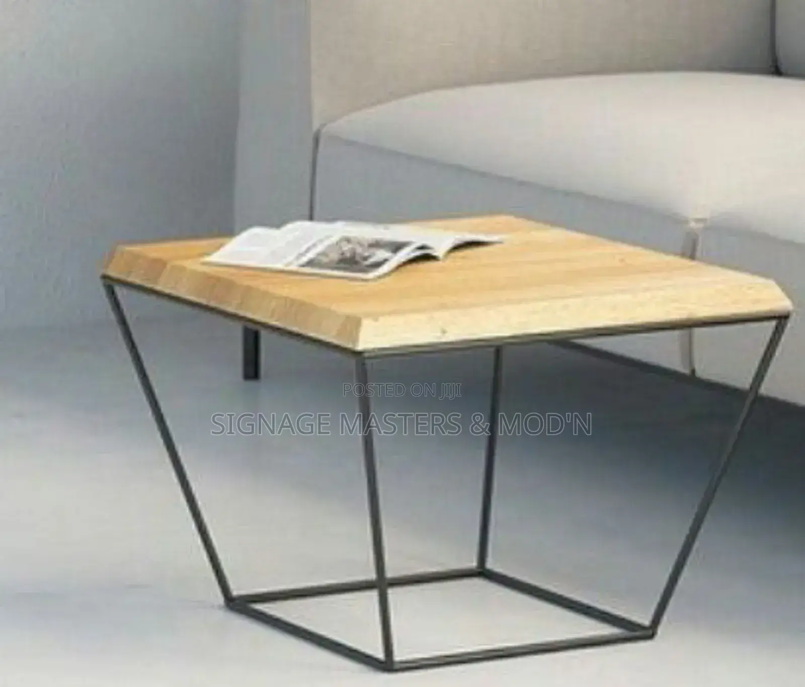 Square Angled Side Table