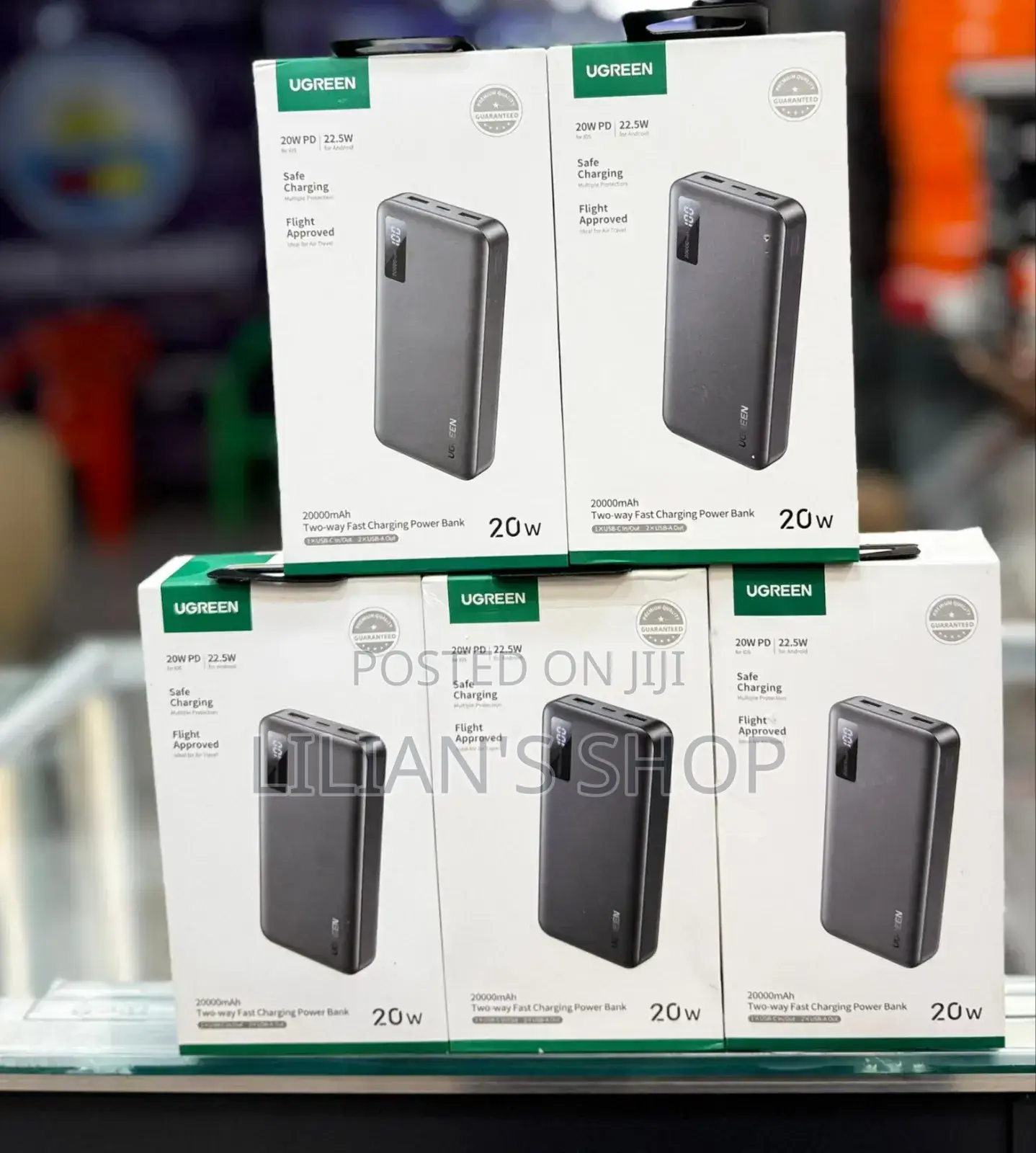 Ugreen 20000mah Two-Way Fast Charging Power Bank 20w