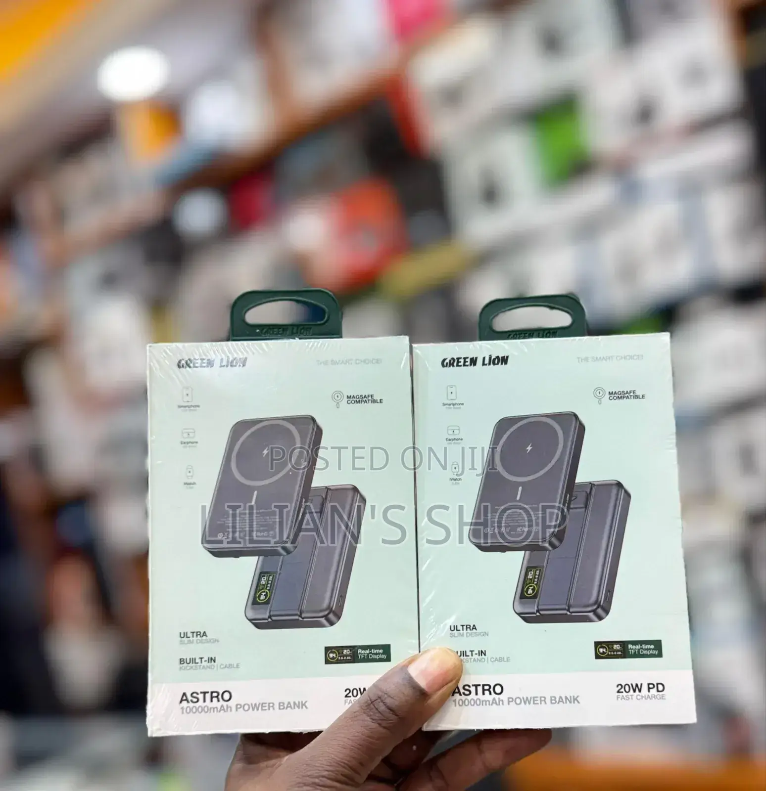 Green Lion Astro 10,000mah Magsafe Compatible 20w Pd