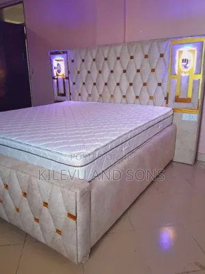 Modern Bed 5x6 White