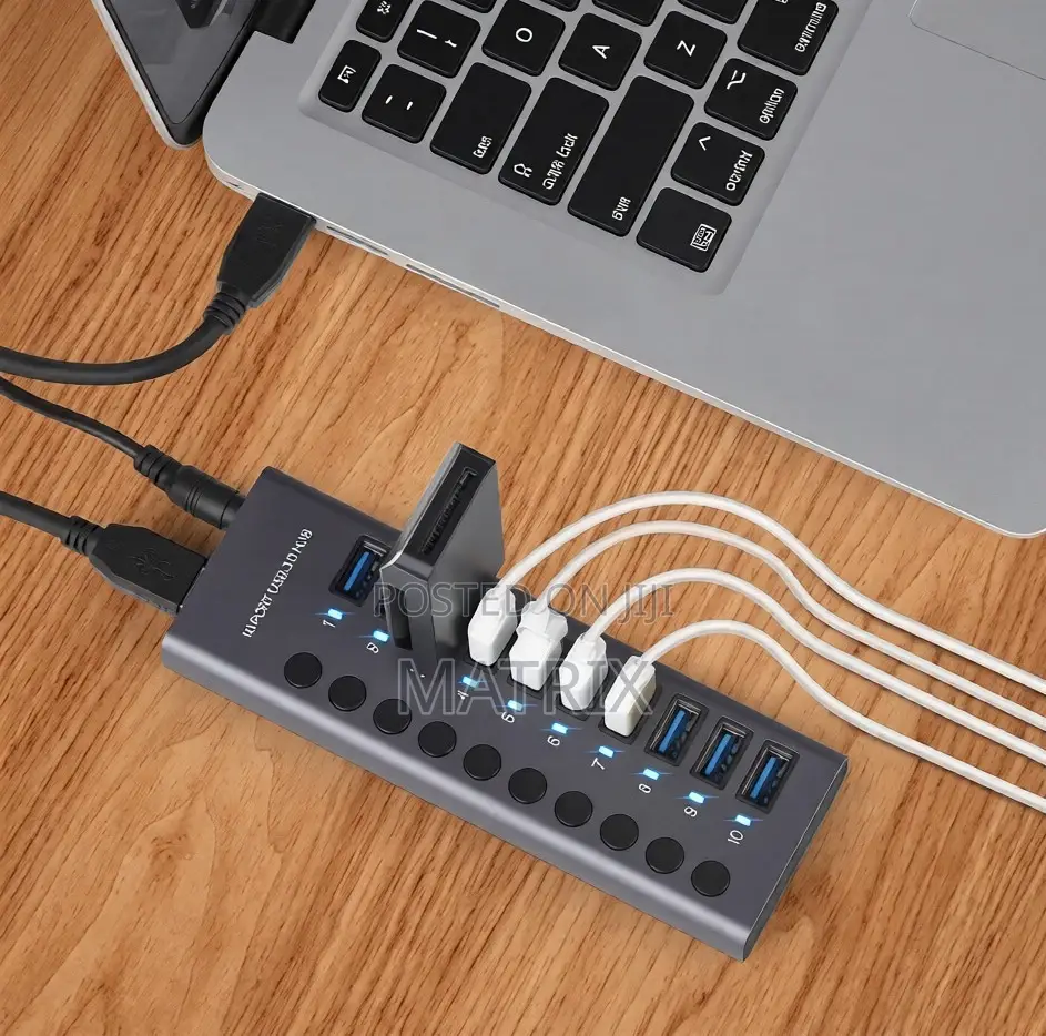 10 Ports Usb Hub Quick Charger 3.0 Fast Charging