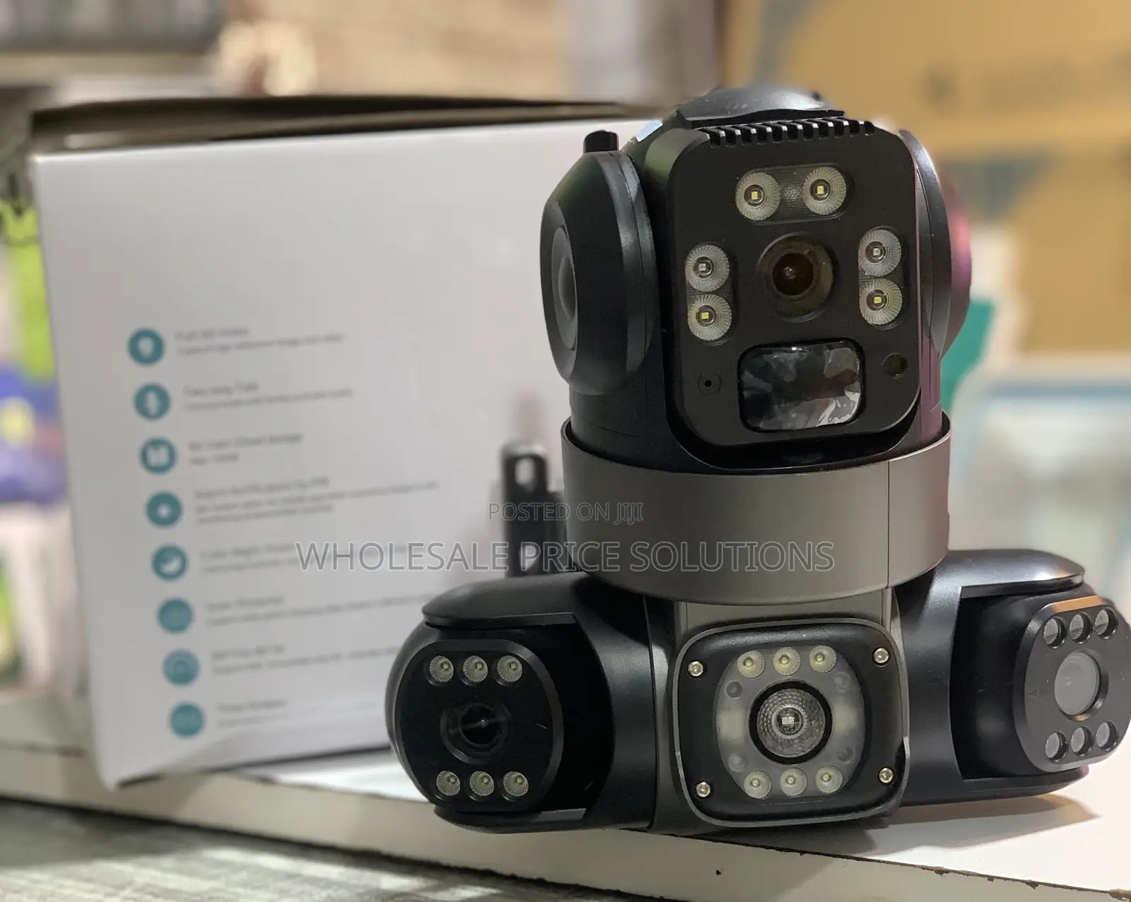 3 Lense PTZ Solar Camera