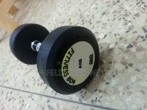 4kg Rubber Coated Dumbbell.