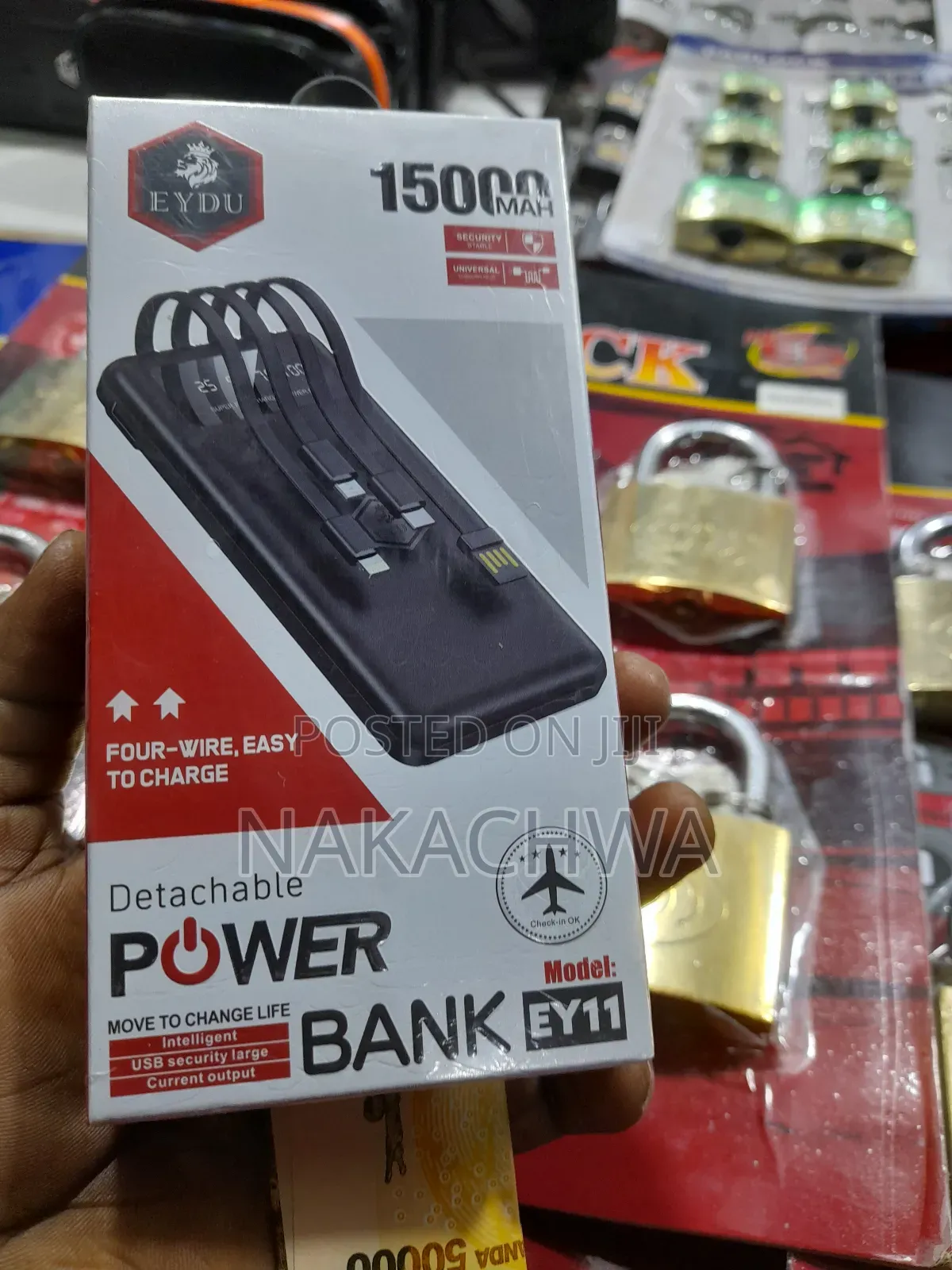 Detachable Power Bank of 15000mah