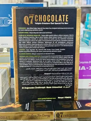Gold Q7 Chocolabe Bars - For Excellent Sexual Pleasure