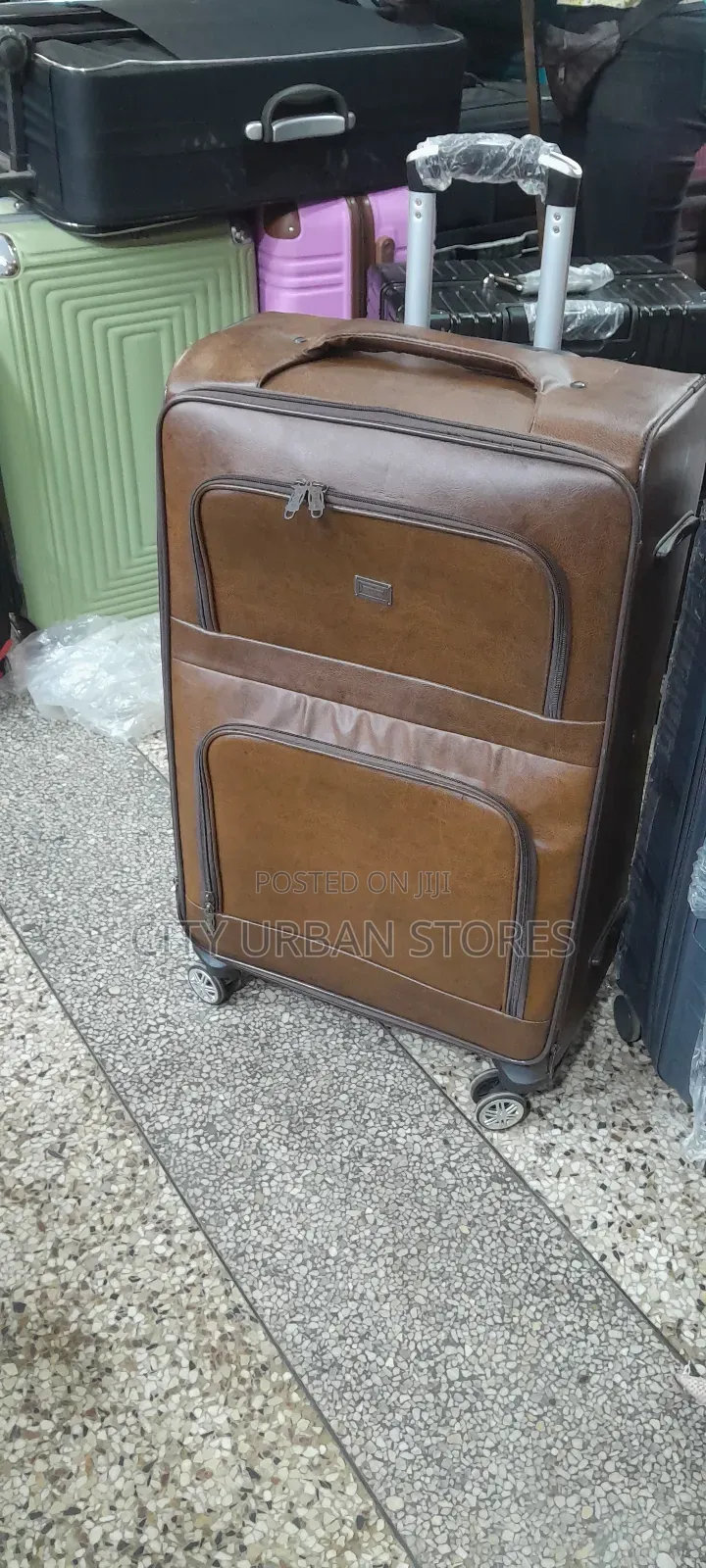 Pure Leather Medium Suitcase