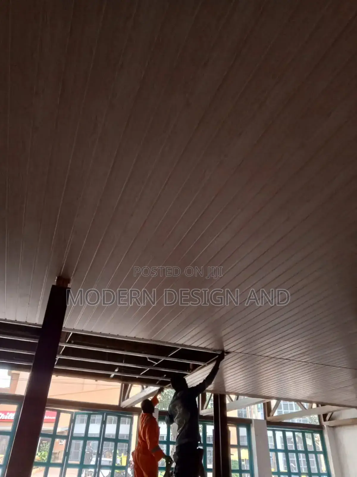 PVC Ceiling Ongoing Work at Kisasi