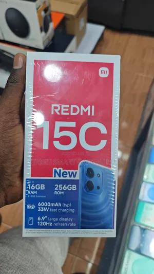 New Xiaomi Redmi 15C 4G 256 GB Black
