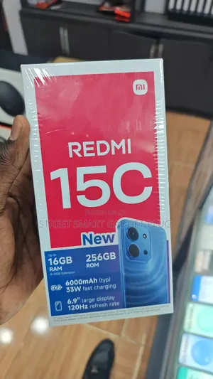 New Xiaomi Redmi 15C 4G 256 GB Black