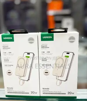 Ugreen Nexode 10000mah Magnetic Wireless Power Bank 20w