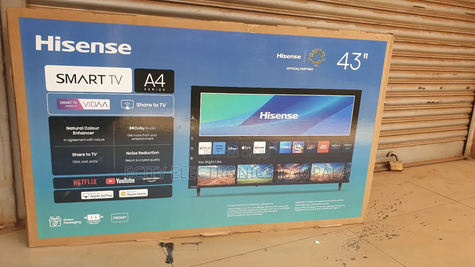43" Hisense Smart Boxed Tv