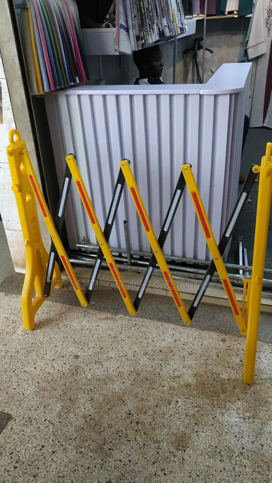 Parking Crowd Control Scissor Barricade Fence Stand Road Safety