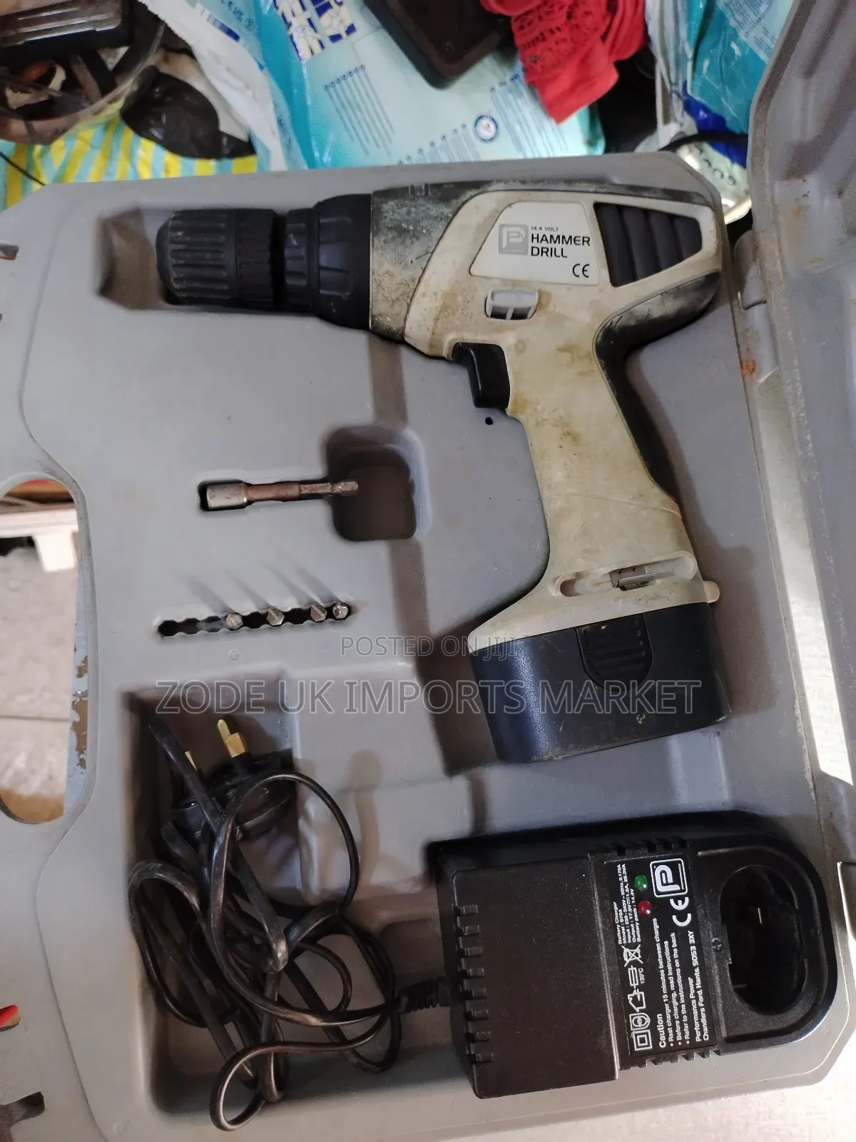 Performance 14.4v Cordless Hammer Power Drill