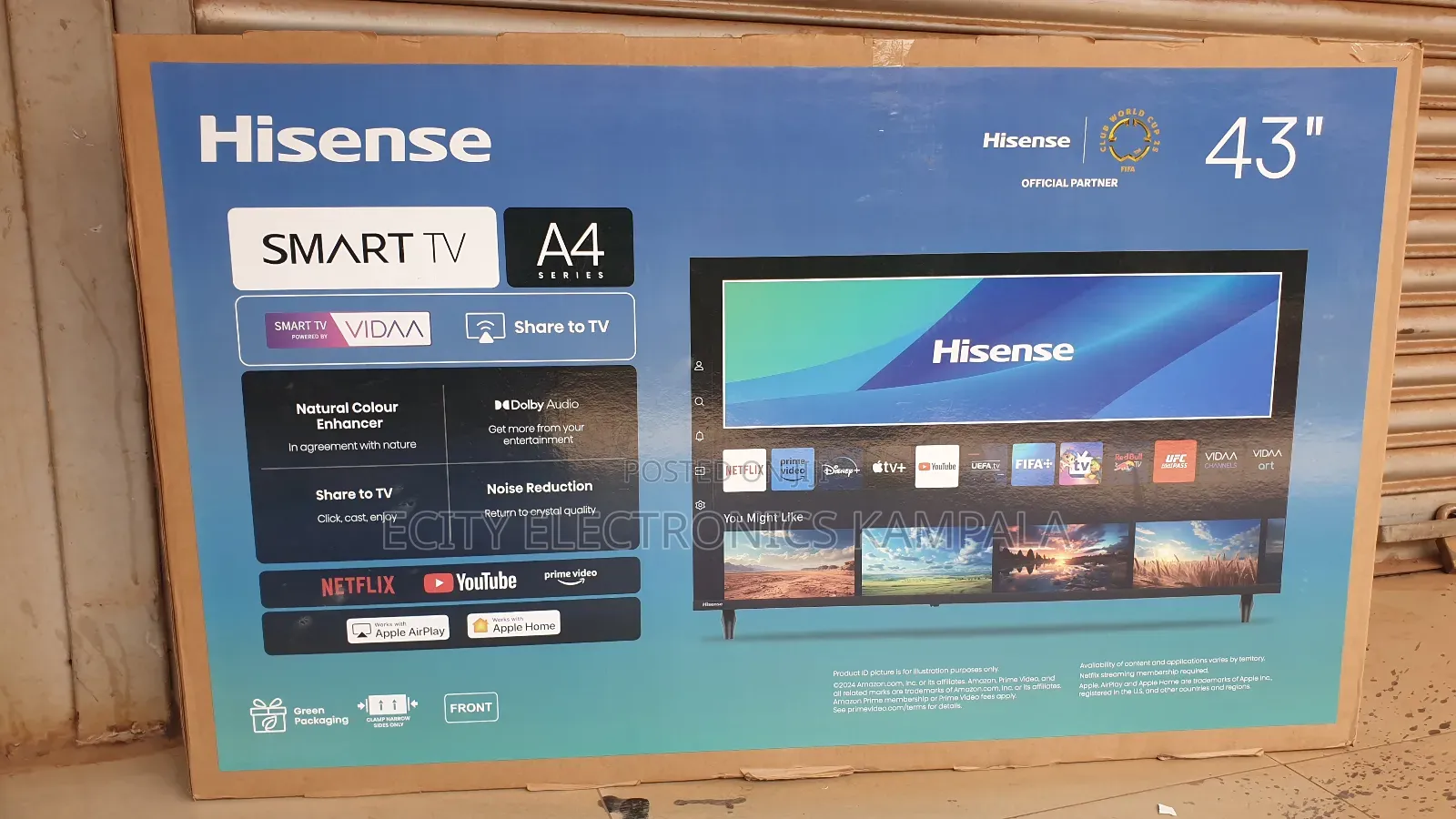 Frameless Tv Hisense 43inchs Smart