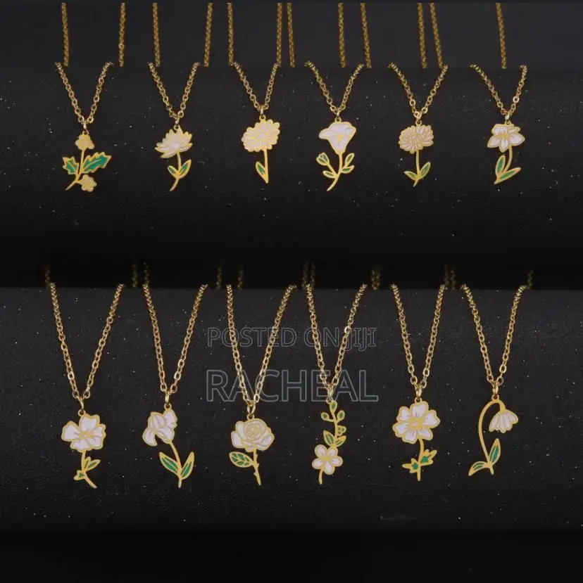 Mother Flower Necklace Jewelry