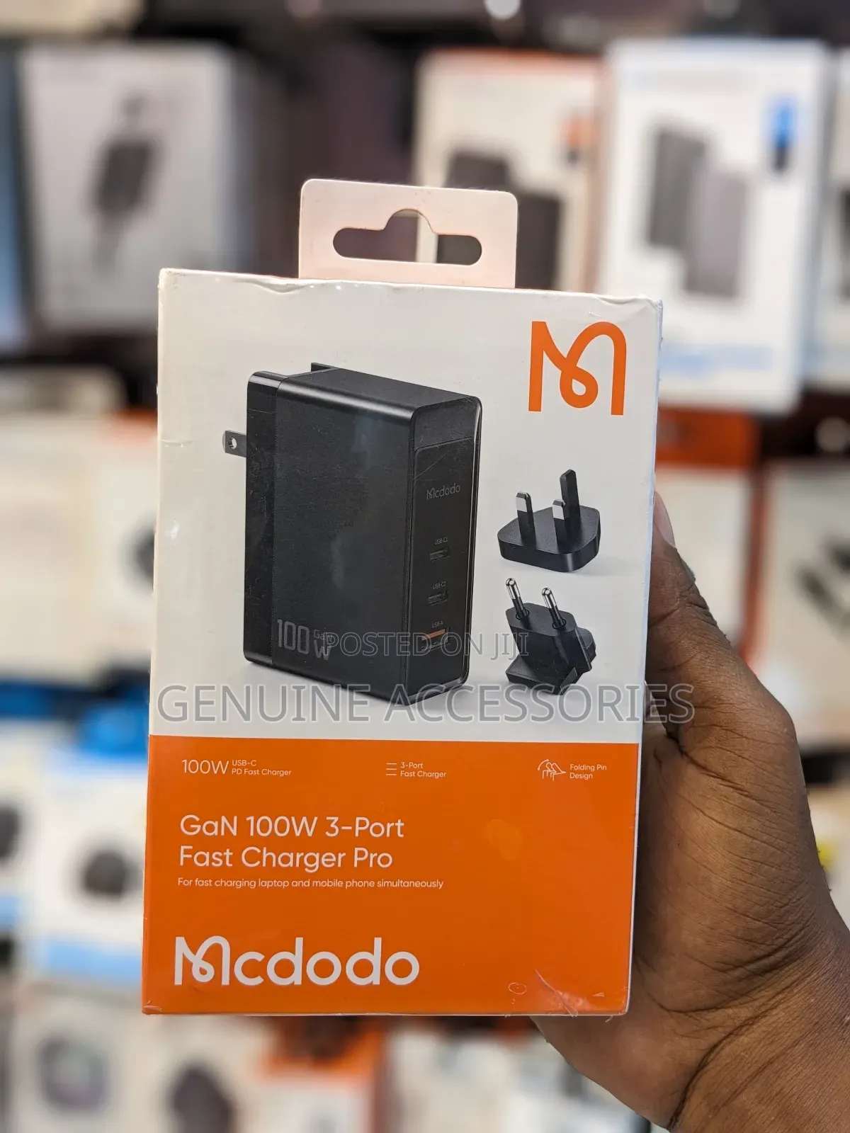 Macdodo 100w 3-Port Fast Charger Pro