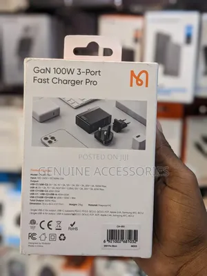 Macdodo 100w 3-Port Fast Charger Pro