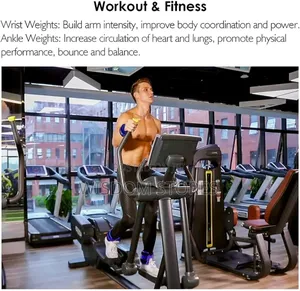 Adjustable Ankle Weights for Fitness