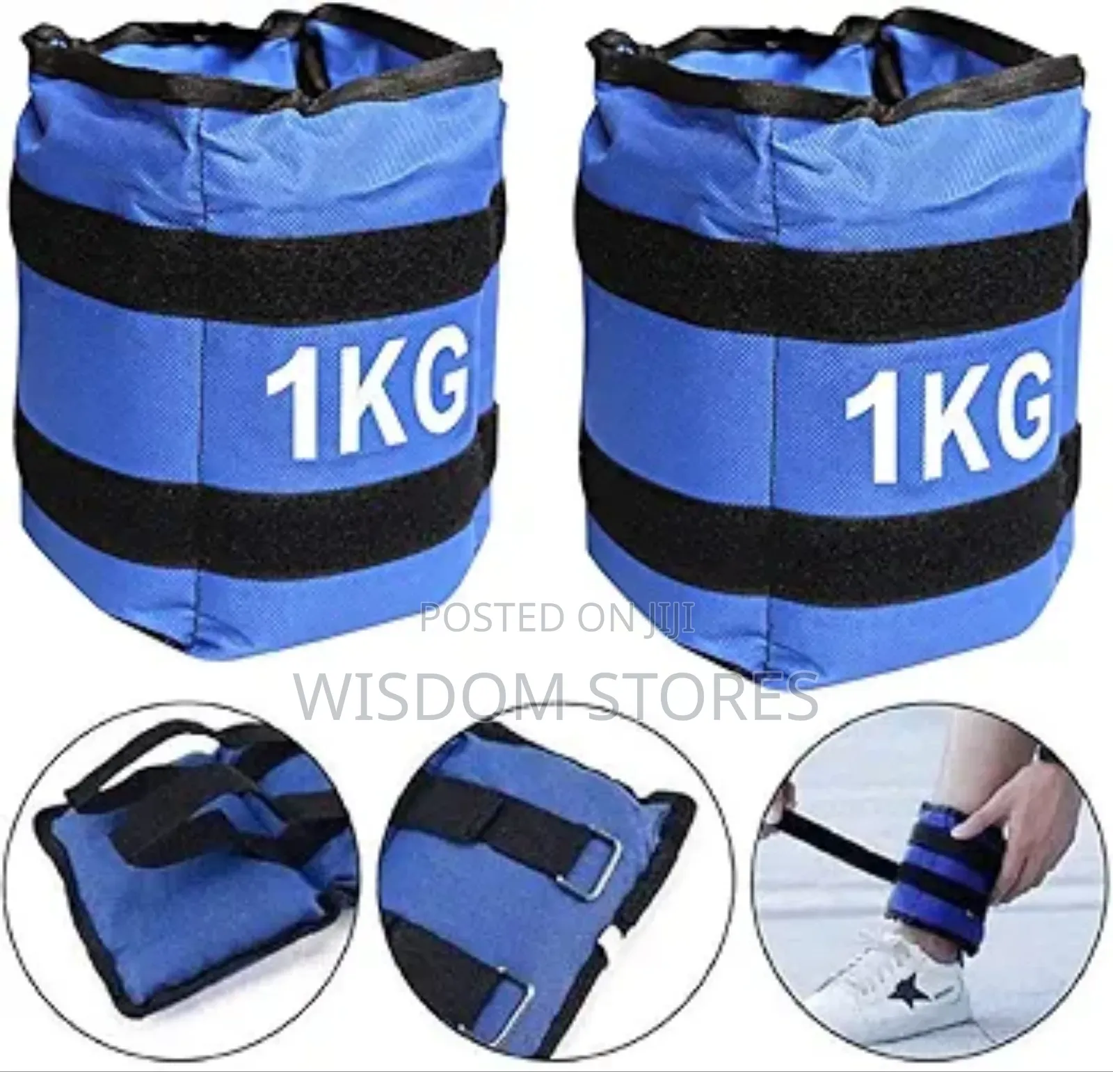 Adjustable Ankle Weights for Fitness