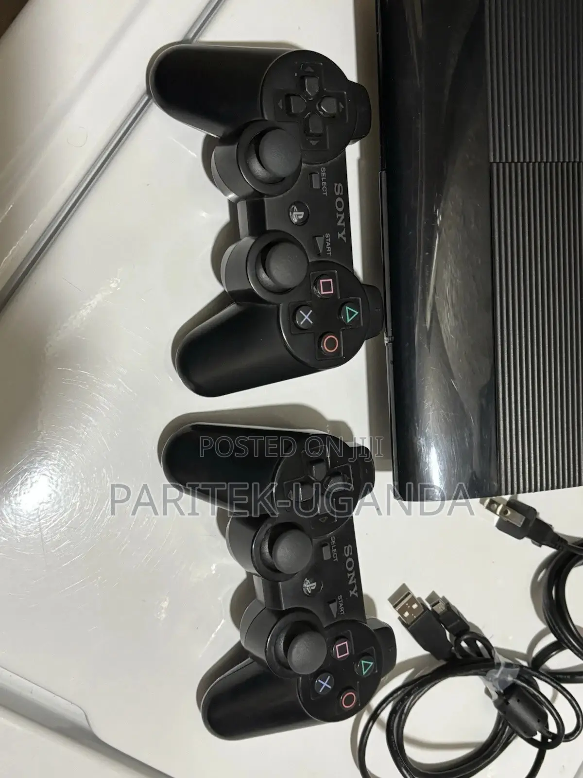 Sony Playstation 3 Ps3 Super Slim Console 250gb Black Cech-4001b Bundl