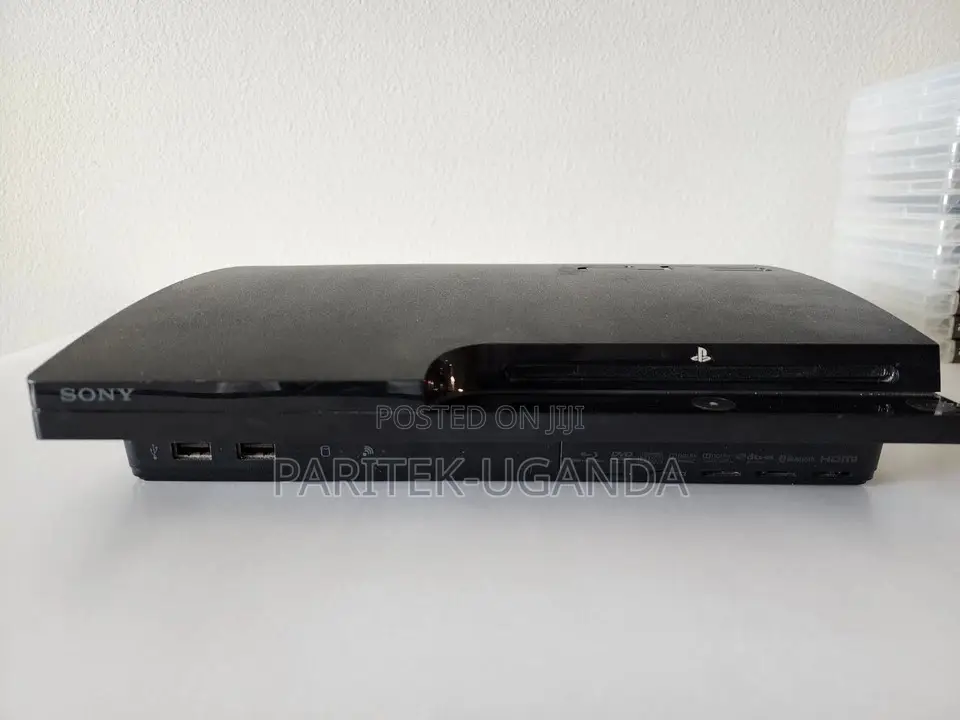 Sony Playstation 3 Ps3 Slim Console (2501a) W/ 2 Controllers