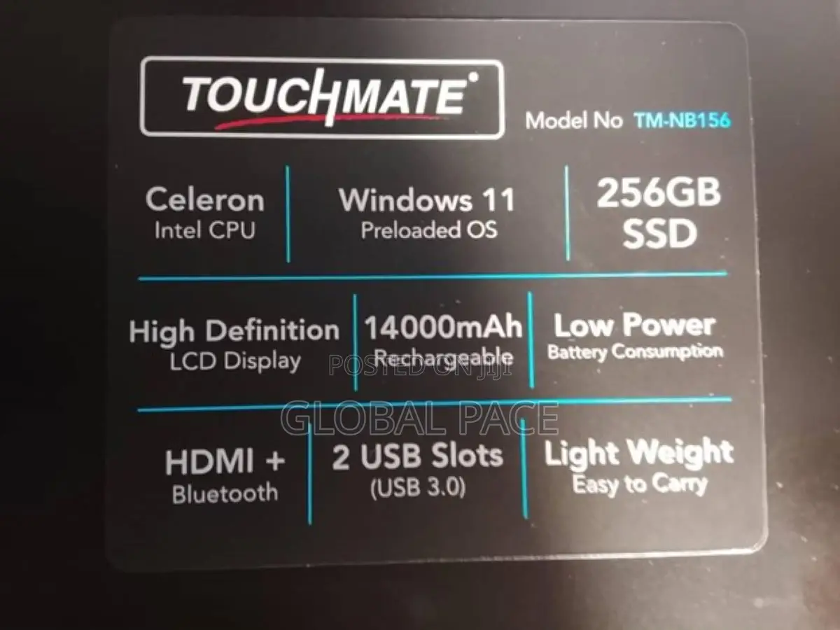 New Laptop 256GB Intel Core I5 SSD 256GB