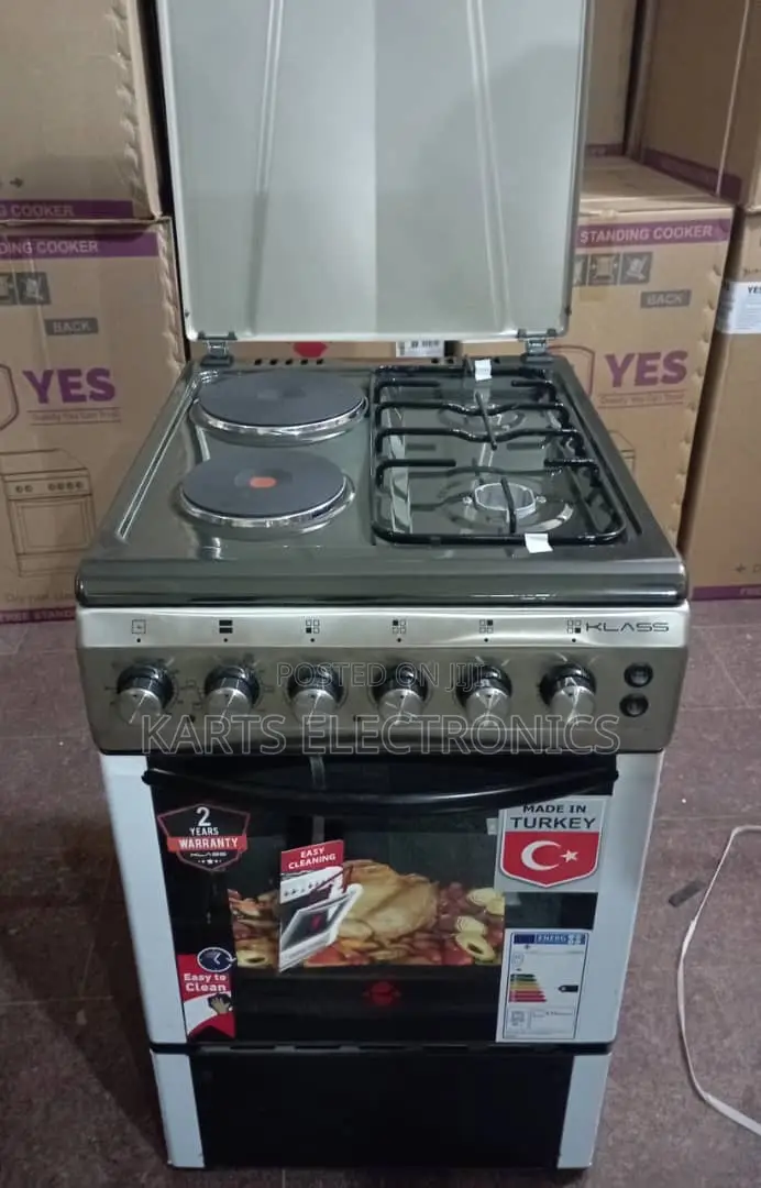 Klass Electric Cooker 50by 60 2gas And 2 Electric