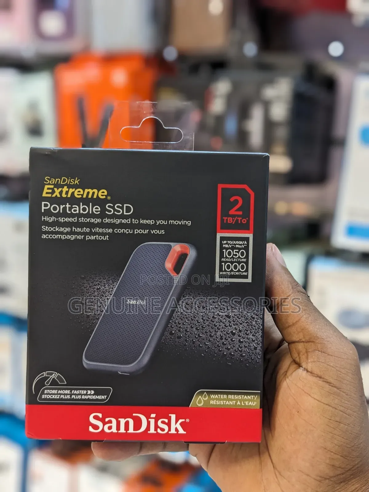 Sandisk 2tb Extreme Portable SSD Upto 1050mb/S