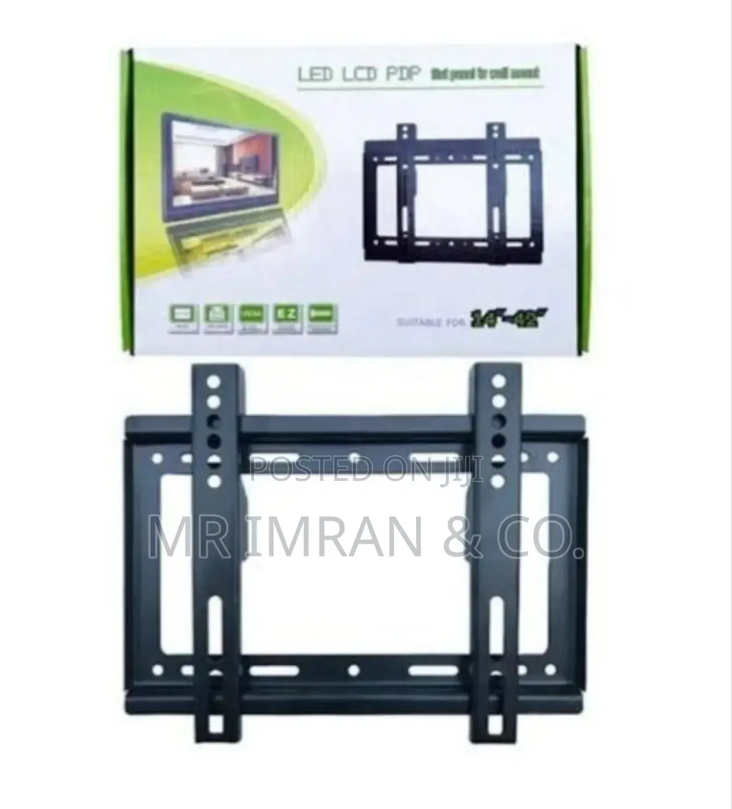 Universal Adjustable Tv Wall Mount Bracket For Flat Panel Displays.