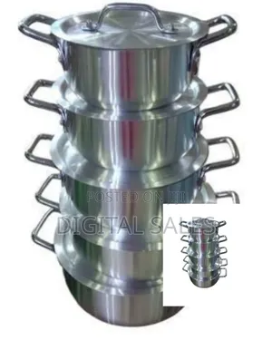 10 Pieces Set of Aluminum Cookware