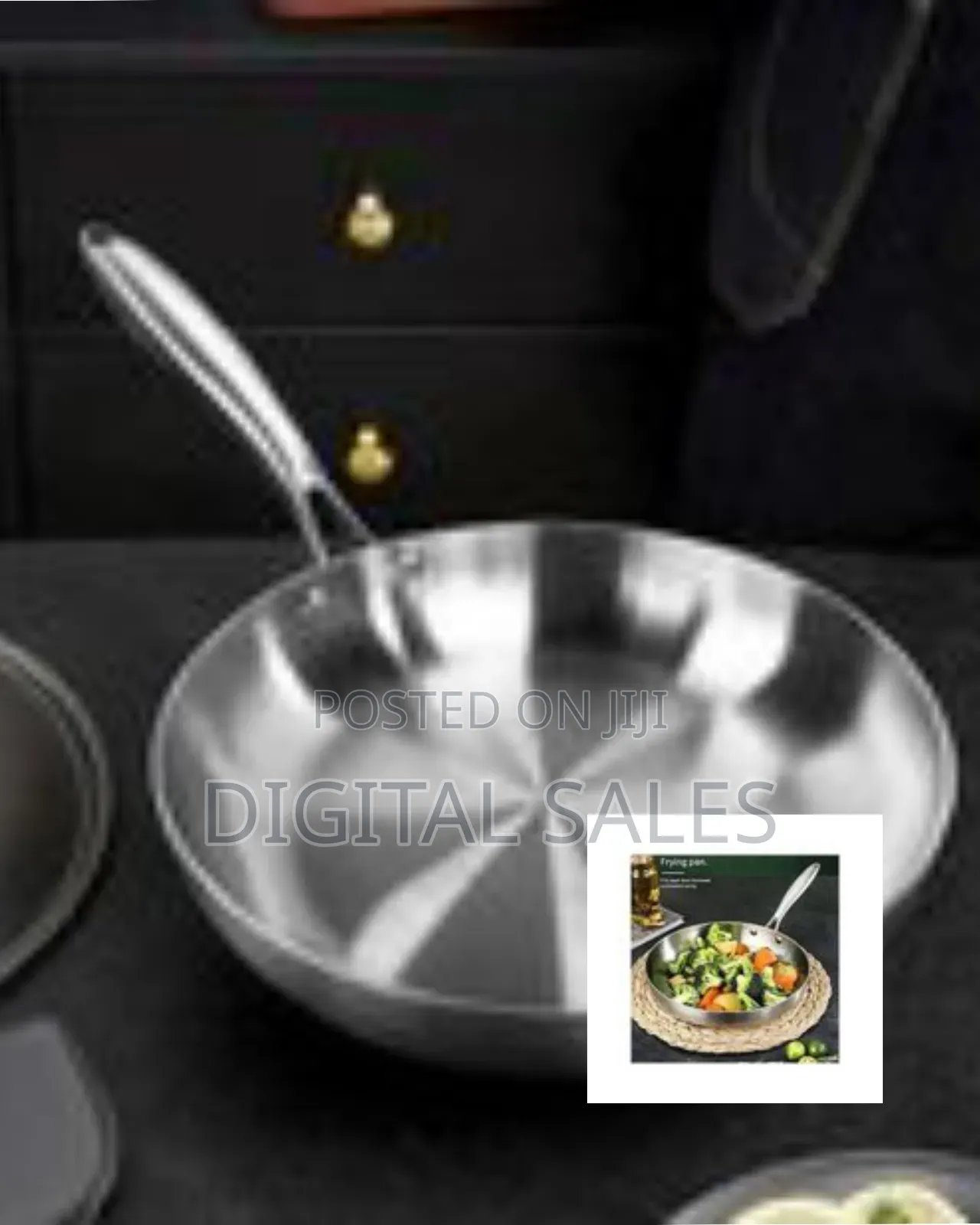 Stainless Steel Frying Pan