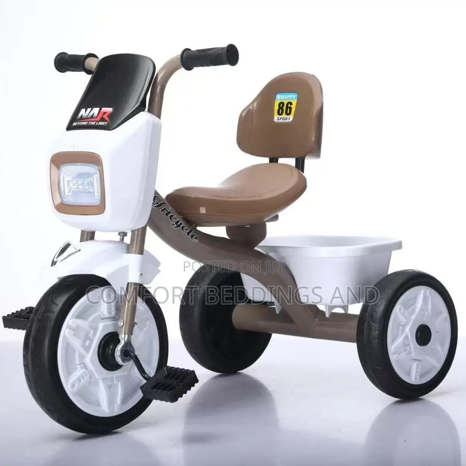 Baby Musical Tricycle White