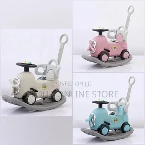 2-in-1 Baby Ride-on Toy Car and Rocker