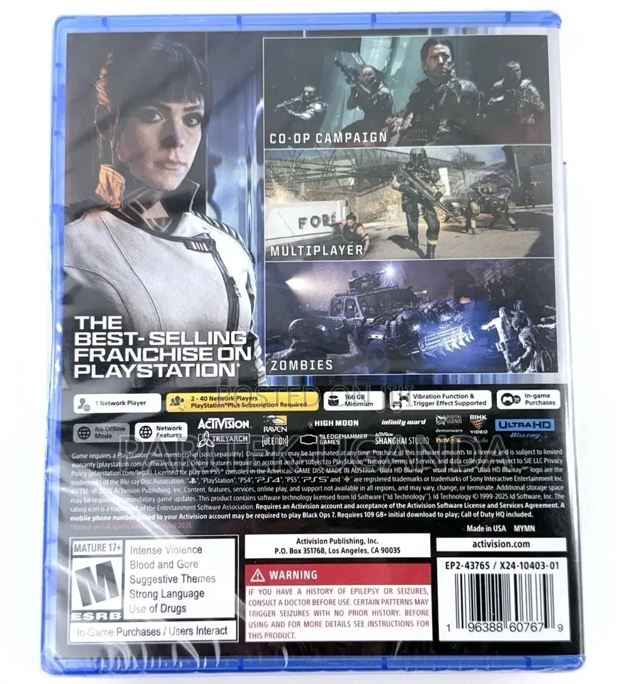 Call of Duty Black Ops 7 New, Factory Sealed Digital Version