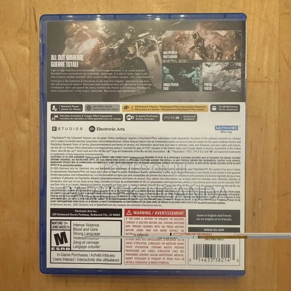 Digital Battlefield 6 On Sony Playstation 5 Available