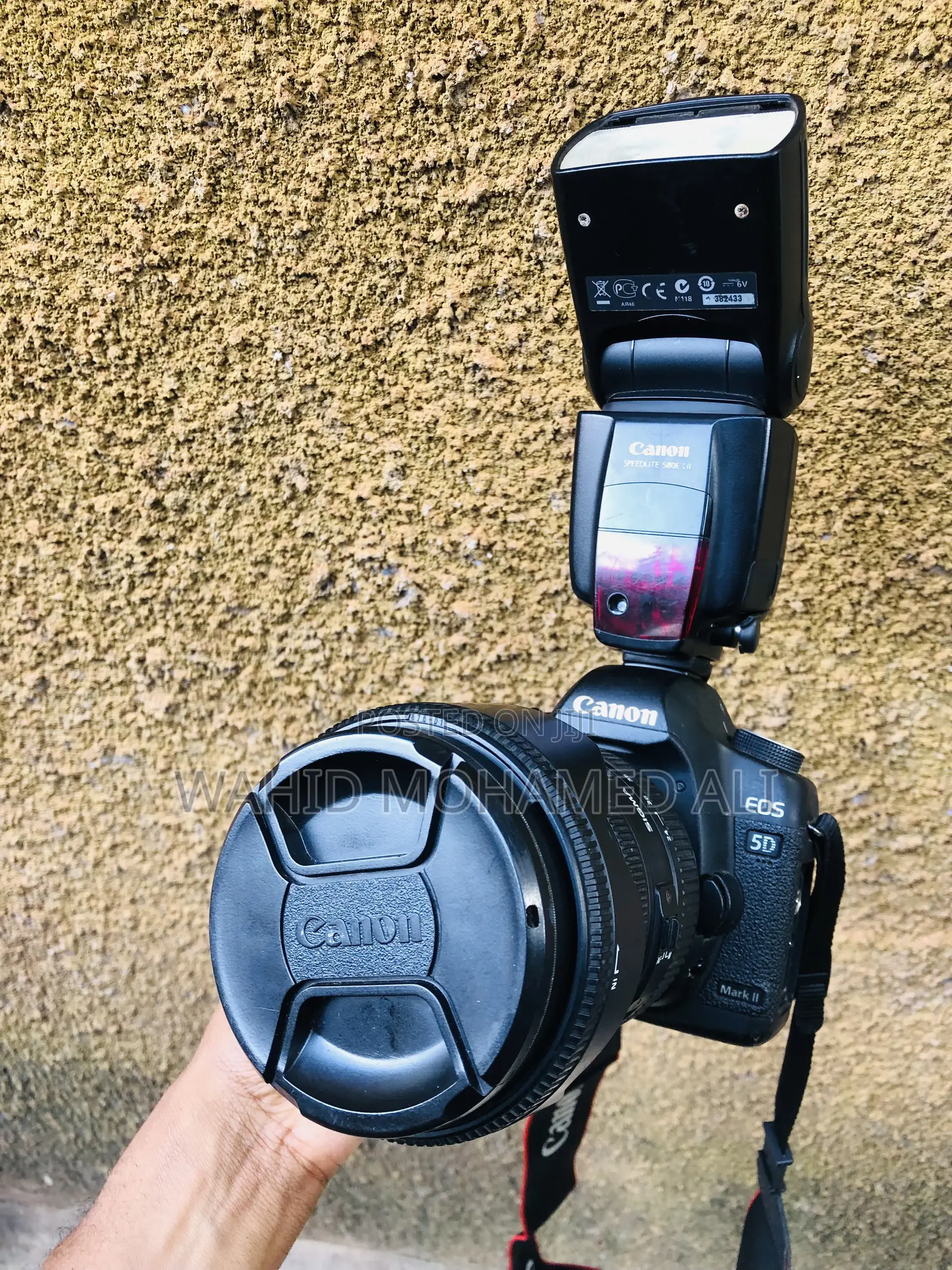 Canon 5d Mark Ii With Sigma 24-70mm F/2.8 Lens and Speedlite 580ex Ii