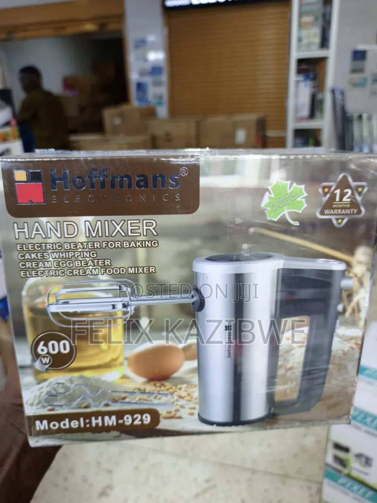 Electronic Hand Mixer (600w).