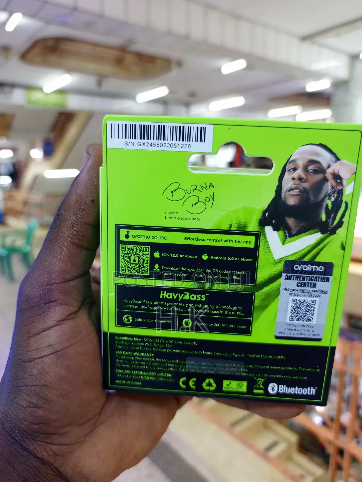 Oraimo Enc 30-Hour Playtime Havybass True Wireless Earbuds